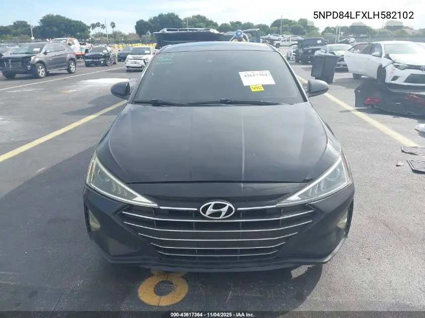 5NPD84LFXLH582102 2020 Hyundai Elantra Sel