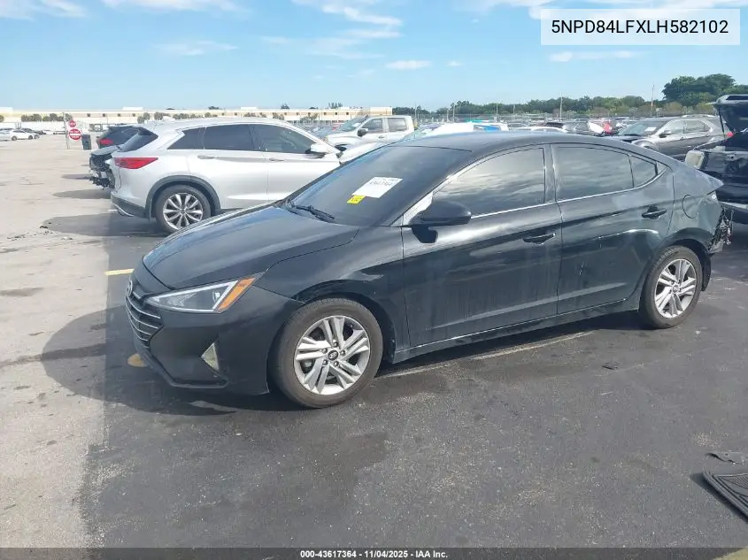 5NPD84LFXLH582102 2020 Hyundai Elantra Sel