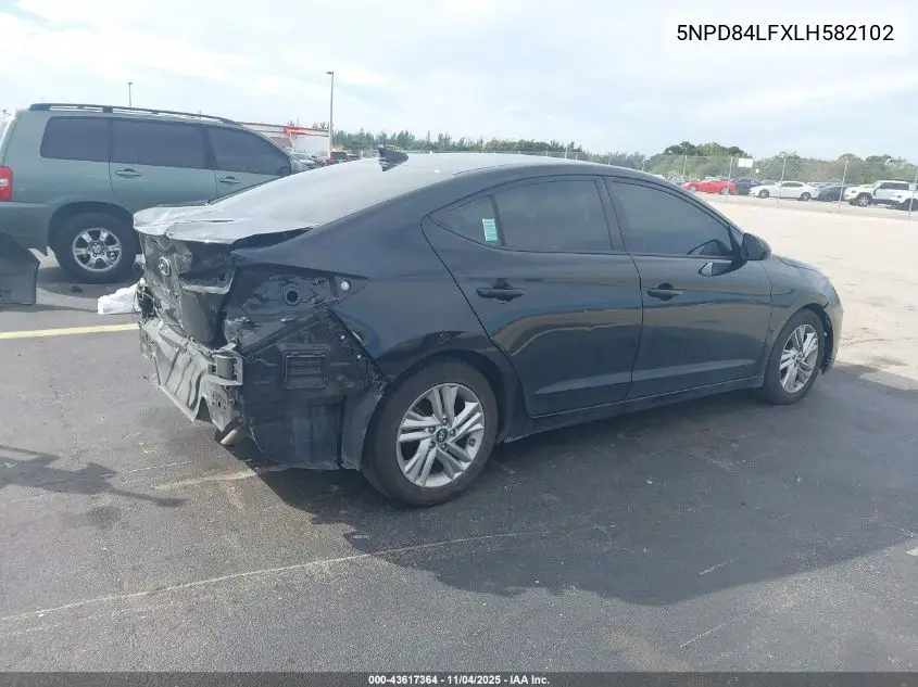 5NPD84LFXLH582102 2020 Hyundai Elantra Sel