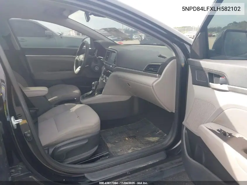 5NPD84LFXLH582102 2020 Hyundai Elantra Sel