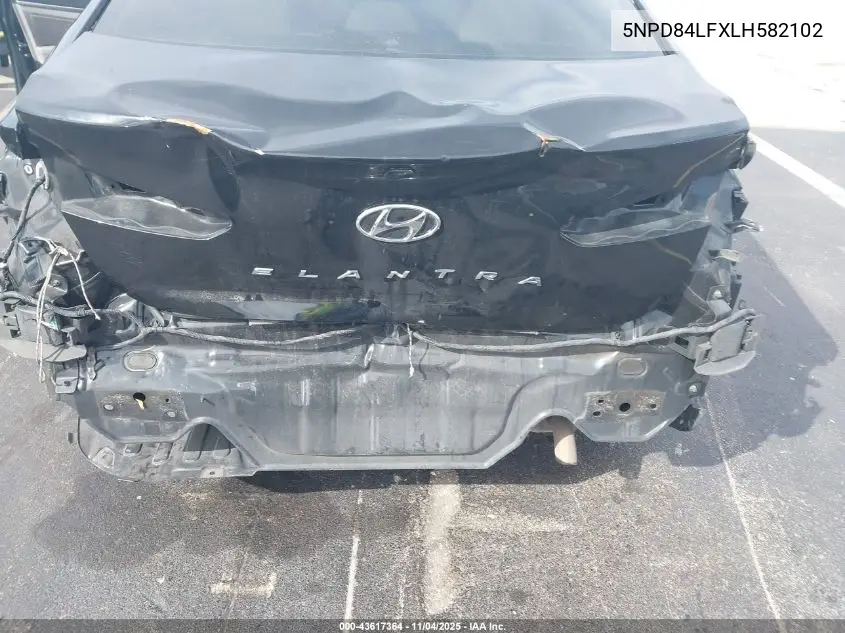5NPD84LFXLH582102 2020 Hyundai Elantra Sel