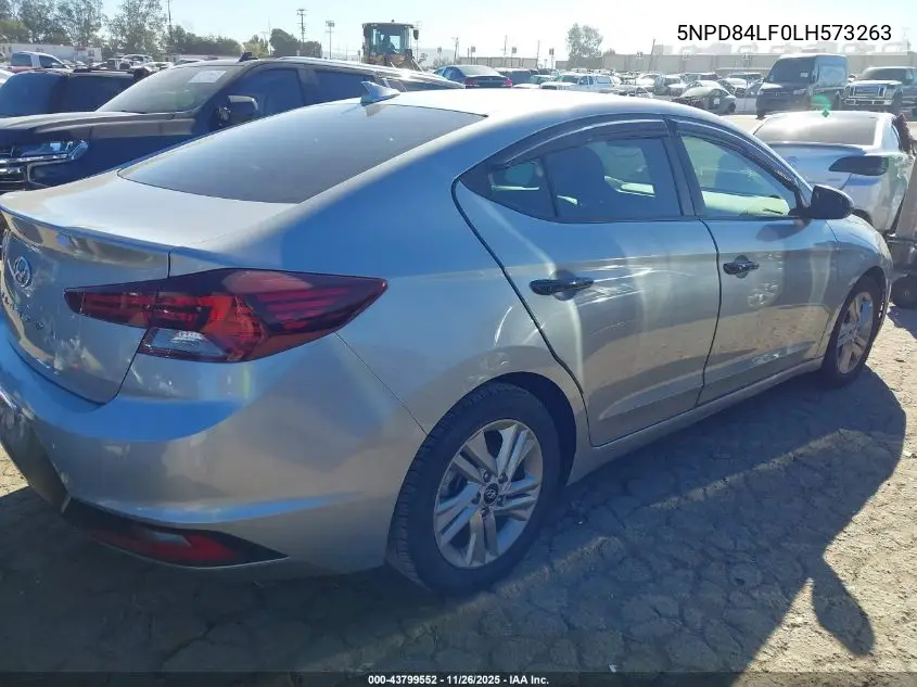 5NPD84LF0LH573263 2020 Hyundai Elantra Sel