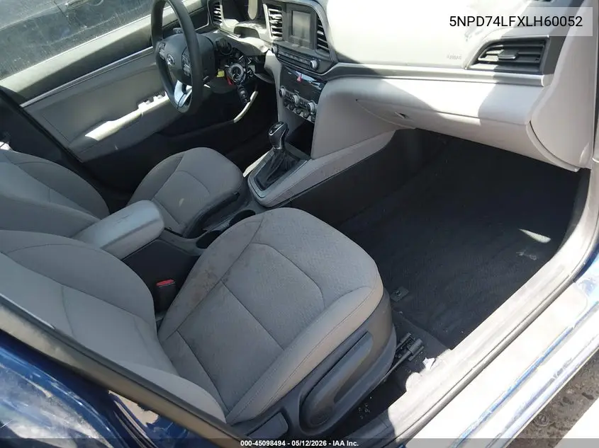 5NPD74LFXLH600522 2020 Hyundai Elantra Se