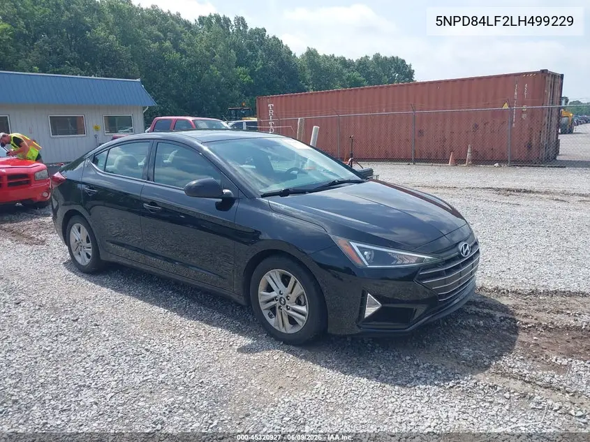 2020 Hyundai Elantra Value Edition VIN: 5NPD84LF2LH499229 Lot: 45320927