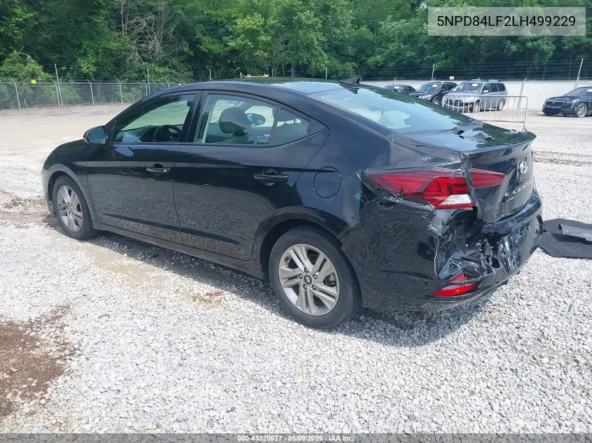 2020 Hyundai Elantra Value Edition VIN: 5NPD84LF2LH499229 Lot: 45320927