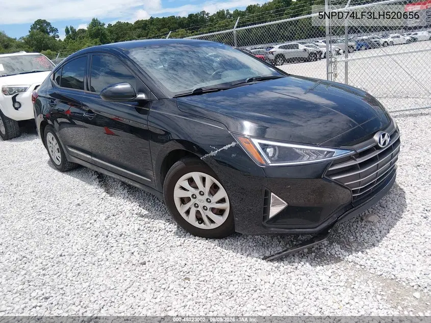 2020 Hyundai Elantra Se VIN: 5NPD74LF3LH520656 Lot: 45323002