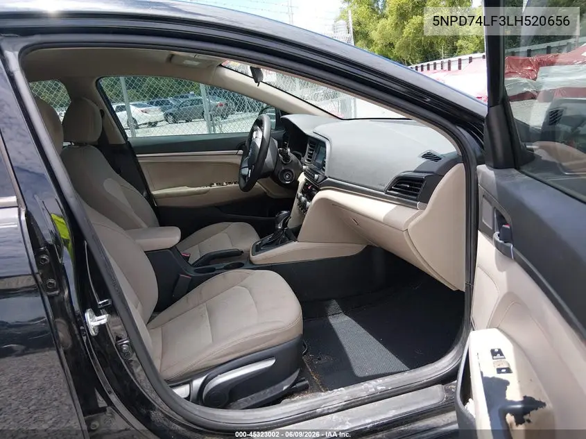2020 Hyundai Elantra Se VIN: 5NPD74LF3LH520656 Lot: 45323002