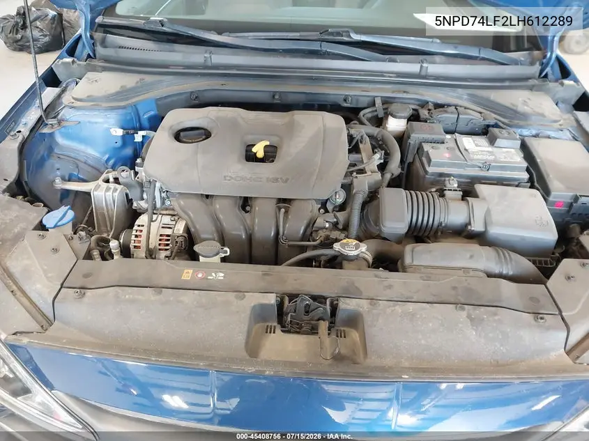 2020 Hyundai Elantra Se VIN: 5NPD74LF2LH612289 Lot: 45408756