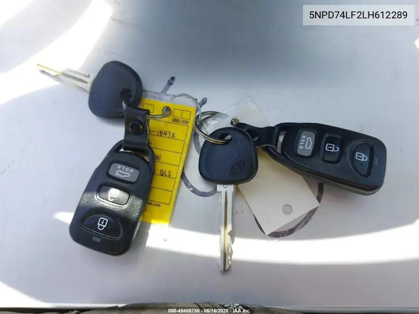 2020 Hyundai Elantra Se VIN: 5NPD74LF2LH612289 Lot: 45408756