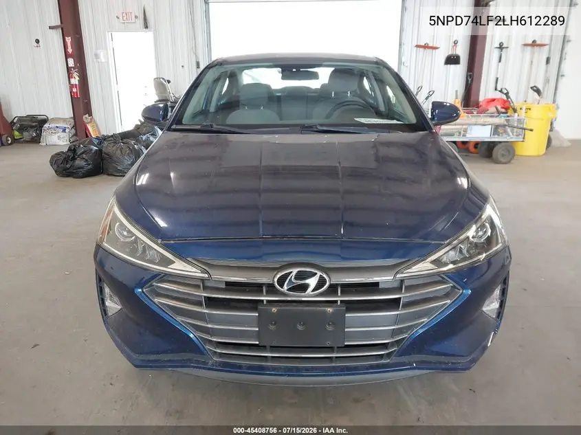 2020 Hyundai Elantra Se VIN: 5NPD74LF2LH612289 Lot: 45408756
