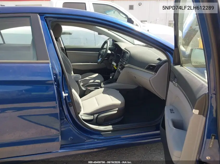 2020 Hyundai Elantra Se VIN: 5NPD74LF2LH612289 Lot: 45408756