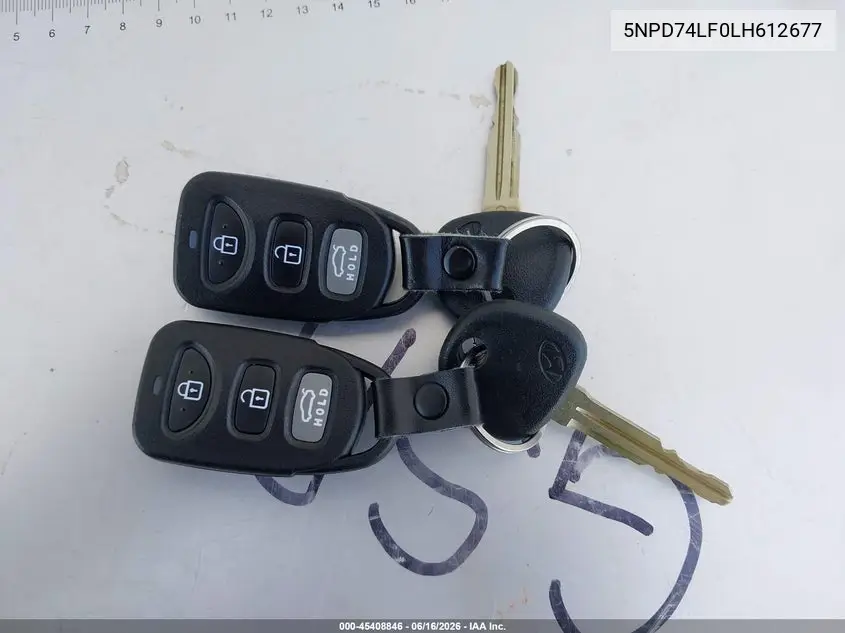 2020 Hyundai Elantra Se VIN: 5NPD74LF0LH612677 Lot: 45408846