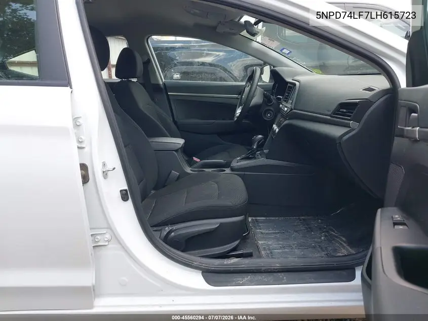 2020 Hyundai Elantra Se VIN: 5NPD74LF7LH615723 Lot: 45560294