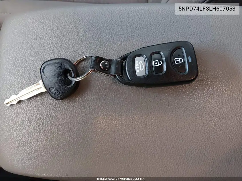 2020 Hyundai Elantra Se VIN: 5NPD74LF3LH607053 Lot: 45624840