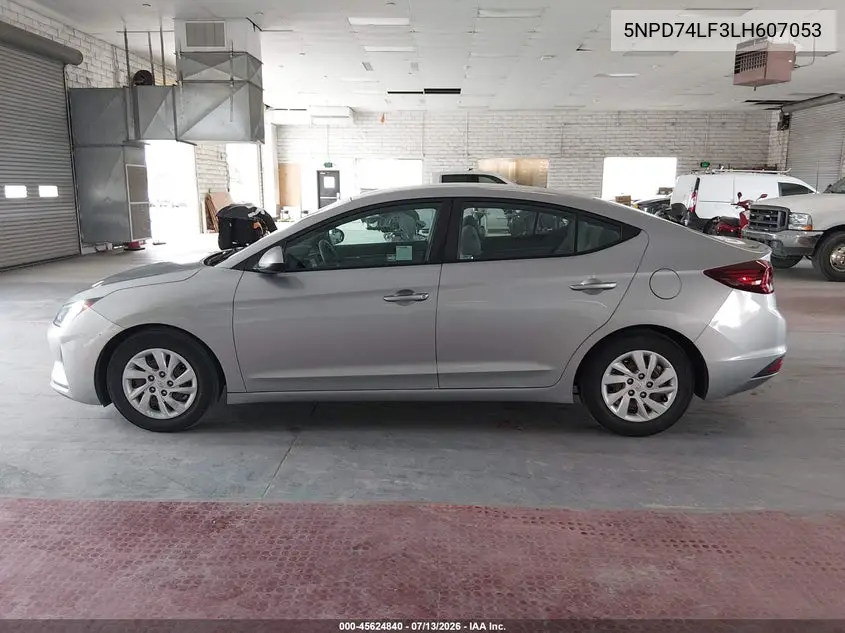 2020 Hyundai Elantra Se VIN: 5NPD74LF3LH607053 Lot: 45624840