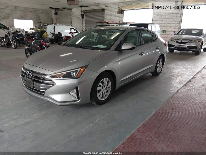 2020 Hyundai Elantra Se VIN: 5NPD74LF3LH607053 Lot: 45624840