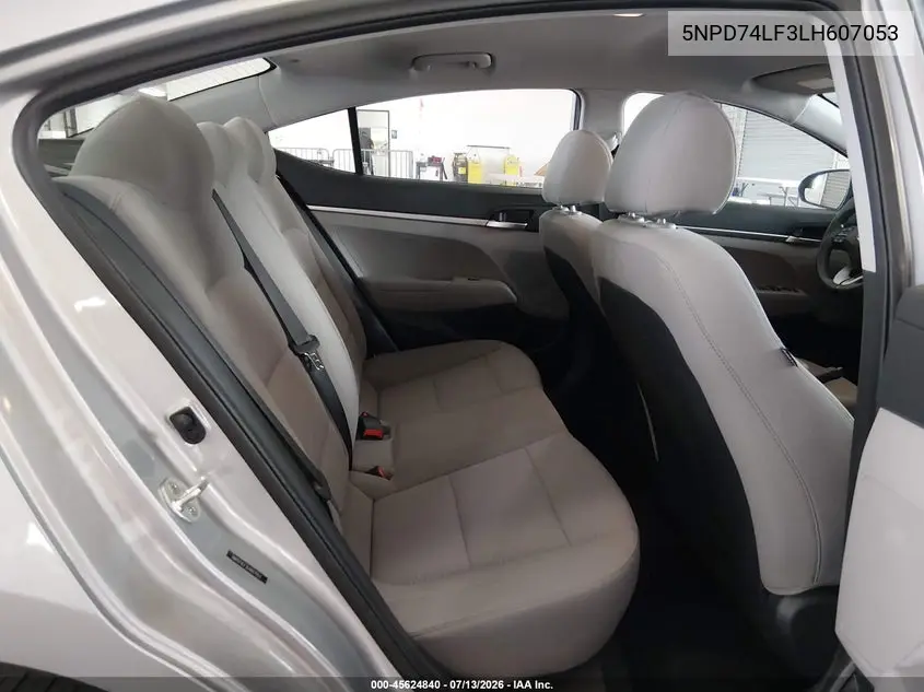 2020 Hyundai Elantra Se VIN: 5NPD74LF3LH607053 Lot: 45624840