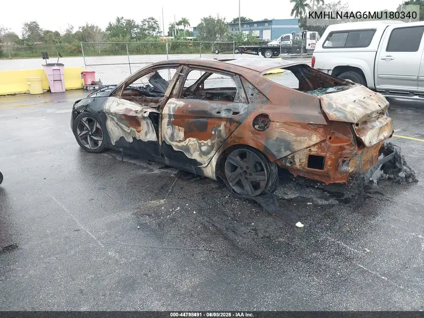 KMHLN4AG6MU180340 2021 Hyundai Elantra Sel