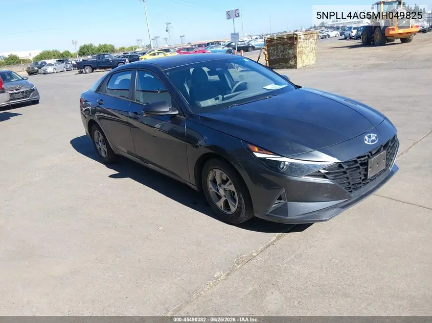 2021 Hyundai Elantra Se VIN: 5NPLL4AG5MH049825 Lot: 45490382
