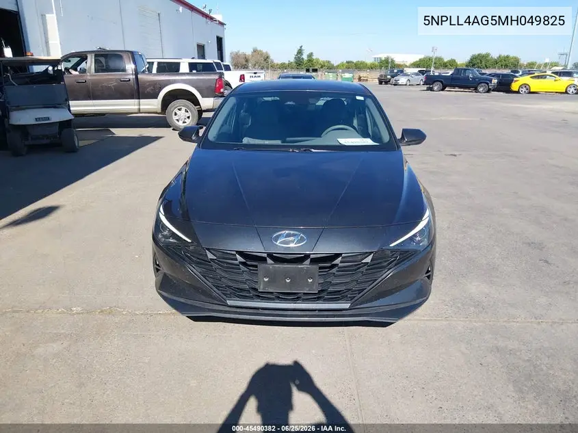2021 Hyundai Elantra Se VIN: 5NPLL4AG5MH049825 Lot: 45490382