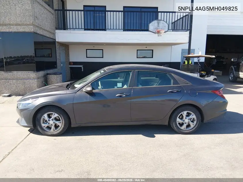 2021 Hyundai Elantra Se VIN: 5NPLL4AG5MH049825 Lot: 45490382