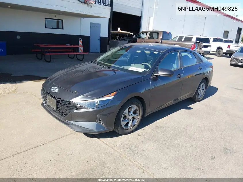 2021 Hyundai Elantra Se VIN: 5NPLL4AG5MH049825 Lot: 45490382