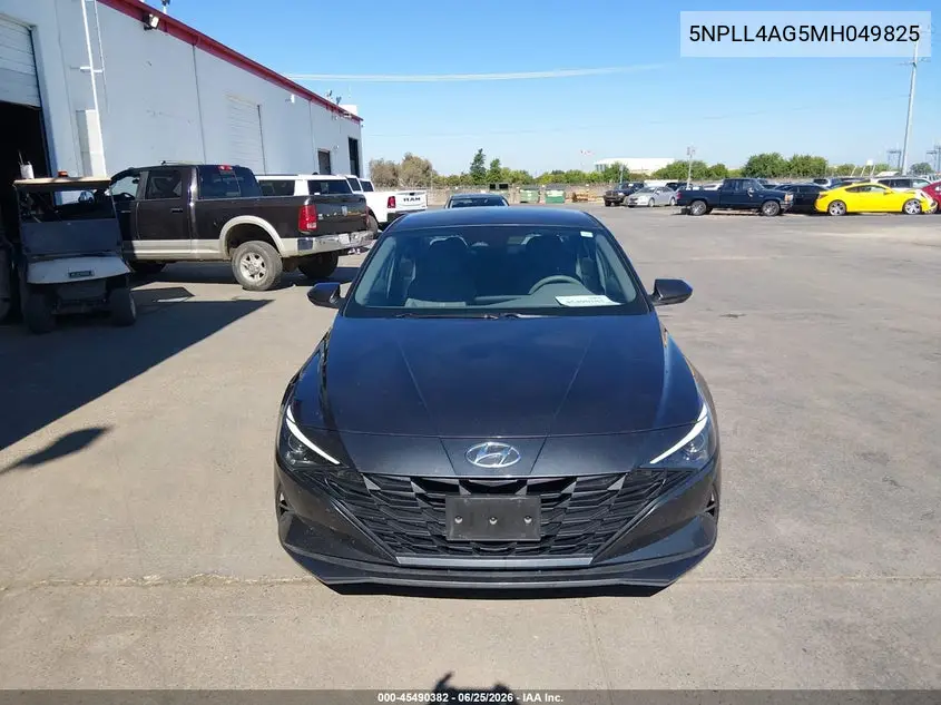 2021 Hyundai Elantra Se VIN: 5NPLL4AG5MH049825 Lot: 45490382