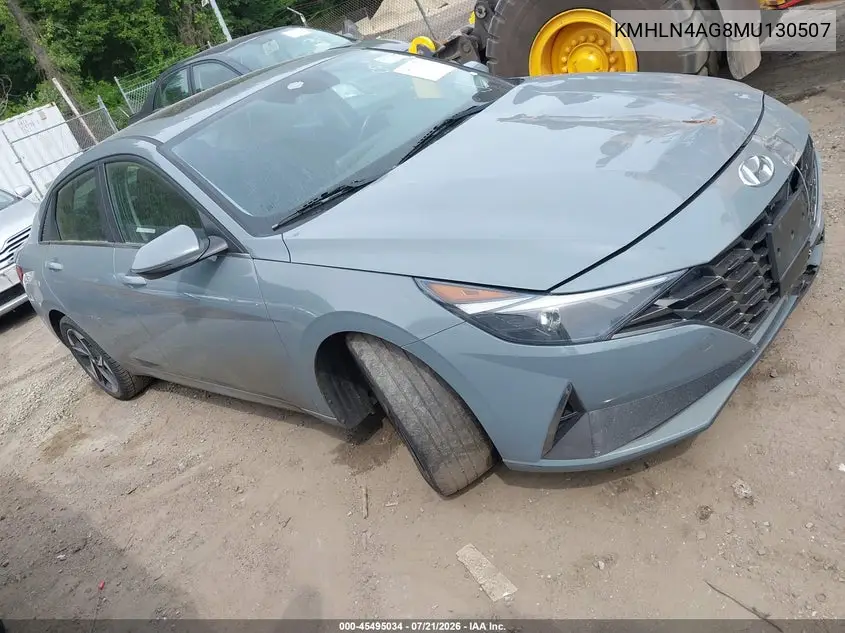 2021 Hyundai Elantra Sel VIN: KMHLN4AG8MU130507 Lot: 45495034