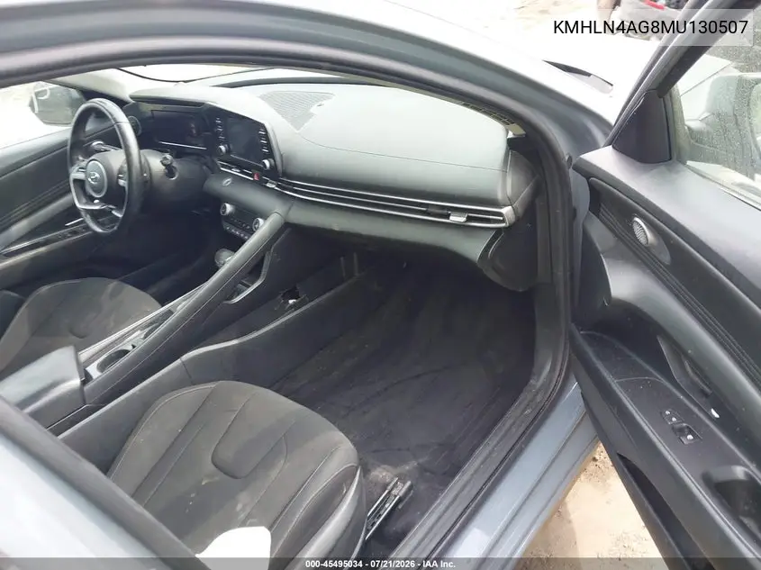 2021 Hyundai Elantra Sel VIN: KMHLN4AG8MU130507 Lot: 45495034