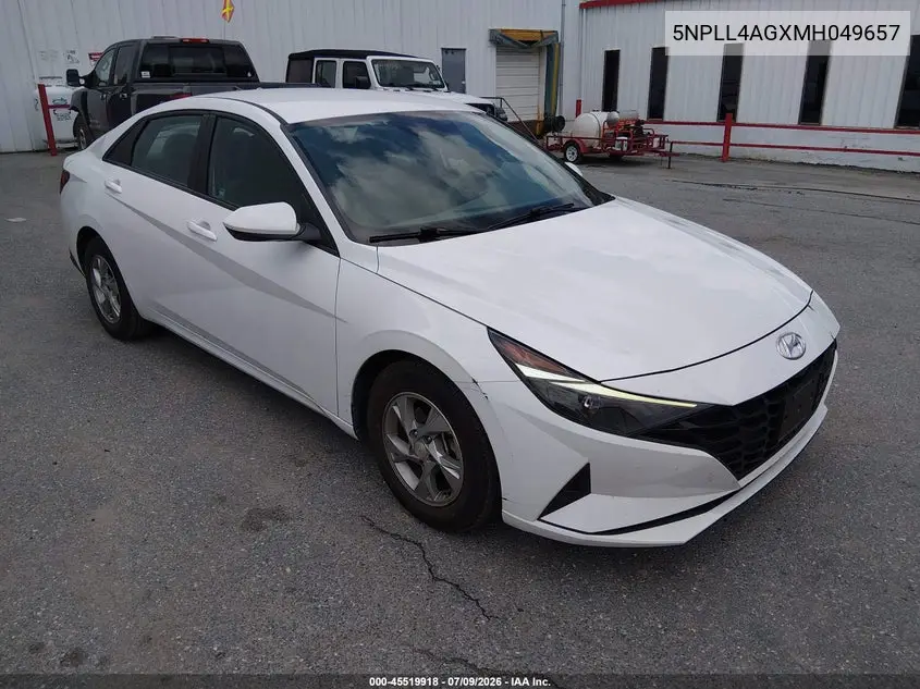 2021 Hyundai Elantra Se VIN: 5NPLL4AGXMH049657 Lot: 45519918