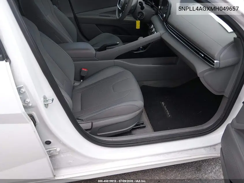 2021 Hyundai Elantra Se VIN: 5NPLL4AGXMH049657 Lot: 45519918