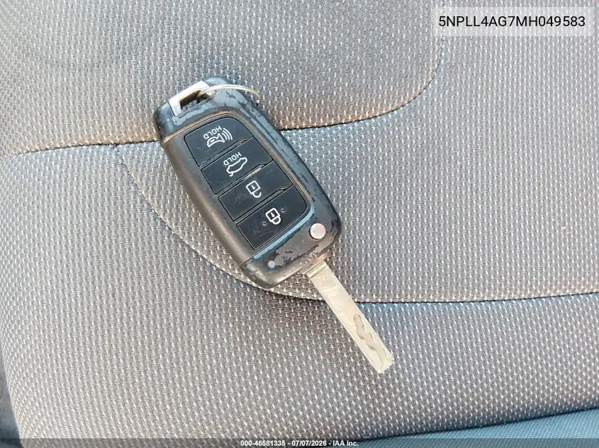 2021 Hyundai Elantra Se VIN: 5NPLL4AG7MH049583 Lot: 45581335