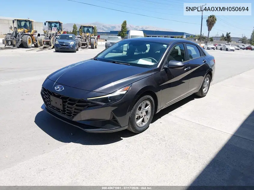 2021 Hyundai Elantra Se VIN: 5NPLL4AGXMH050694 Lot: 45671061
