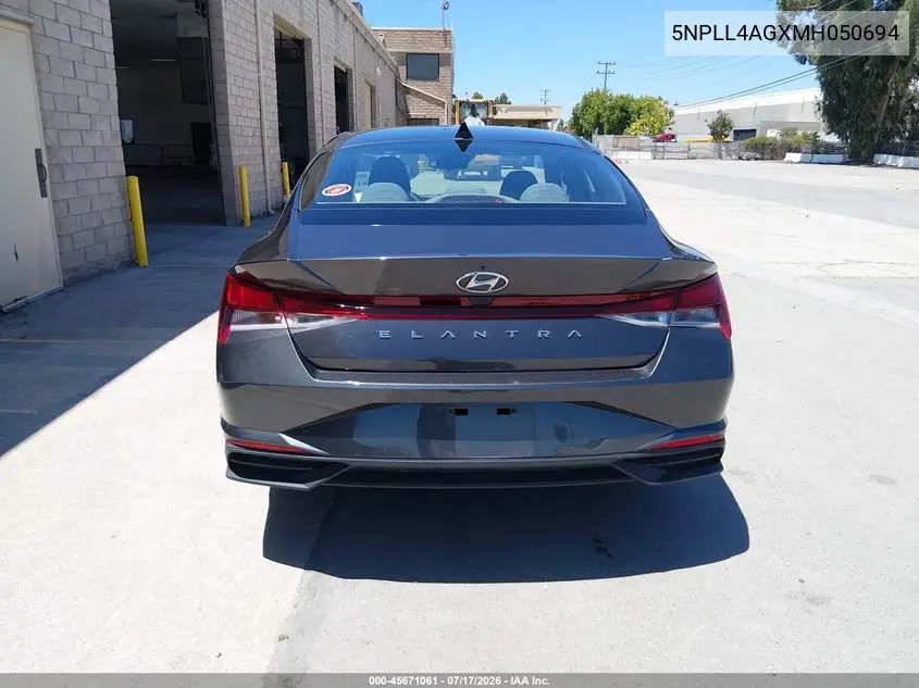 2021 Hyundai Elantra Se VIN: 5NPLL4AGXMH050694 Lot: 45671061