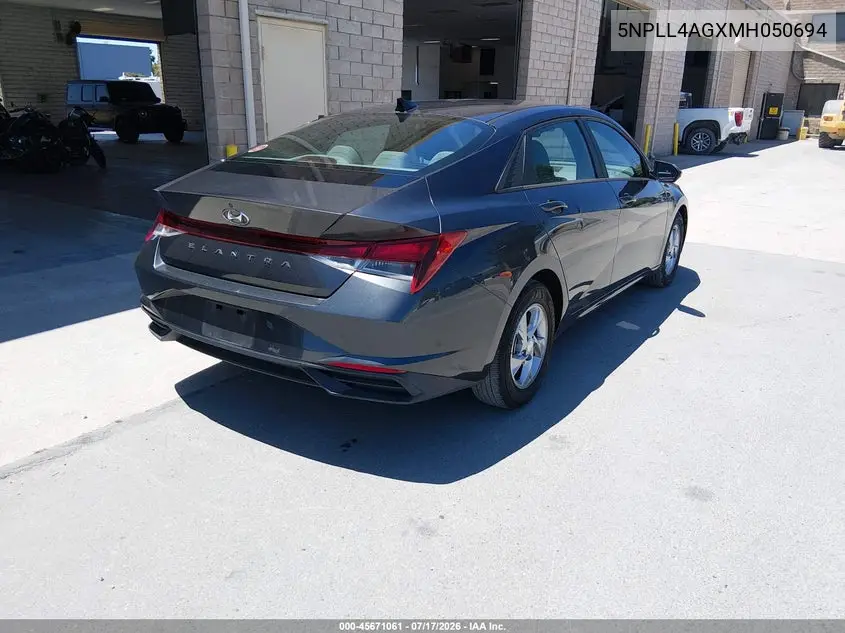 2021 Hyundai Elantra Se VIN: 5NPLL4AGXMH050694 Lot: 45671061