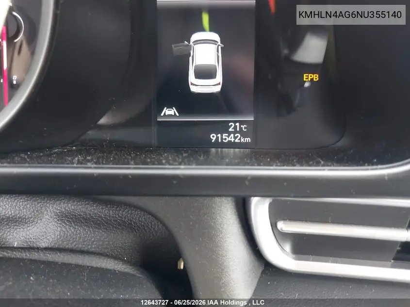 2022 Hyundai Elantra Sel VIN: KMHLN4AG6NU355140 Lot: 12643727