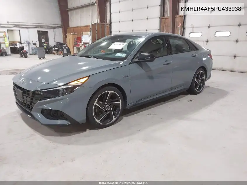 KMHLR4AF5PU433938 2023 Hyundai Elantra N Line