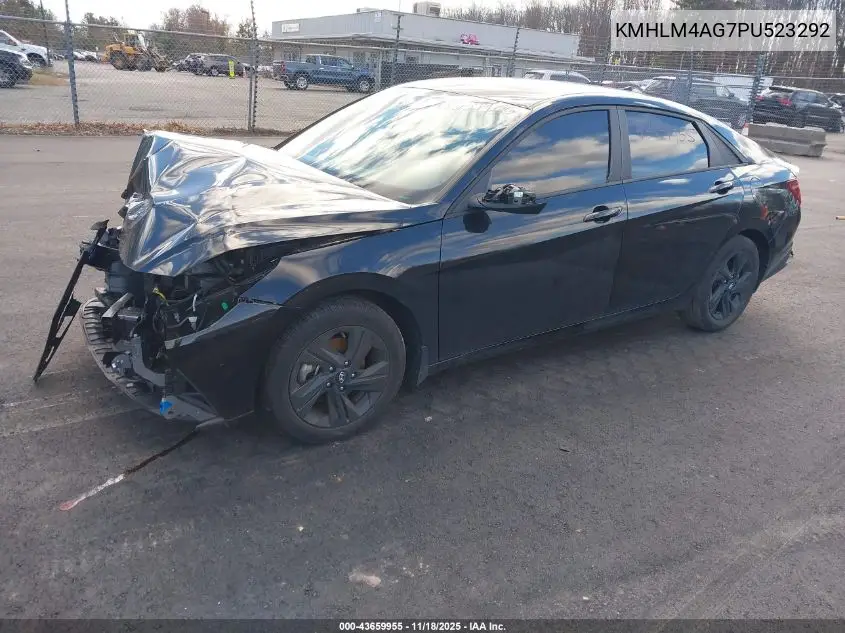 KMHLM4AG7PU523292 2023 Hyundai Elantra Sel