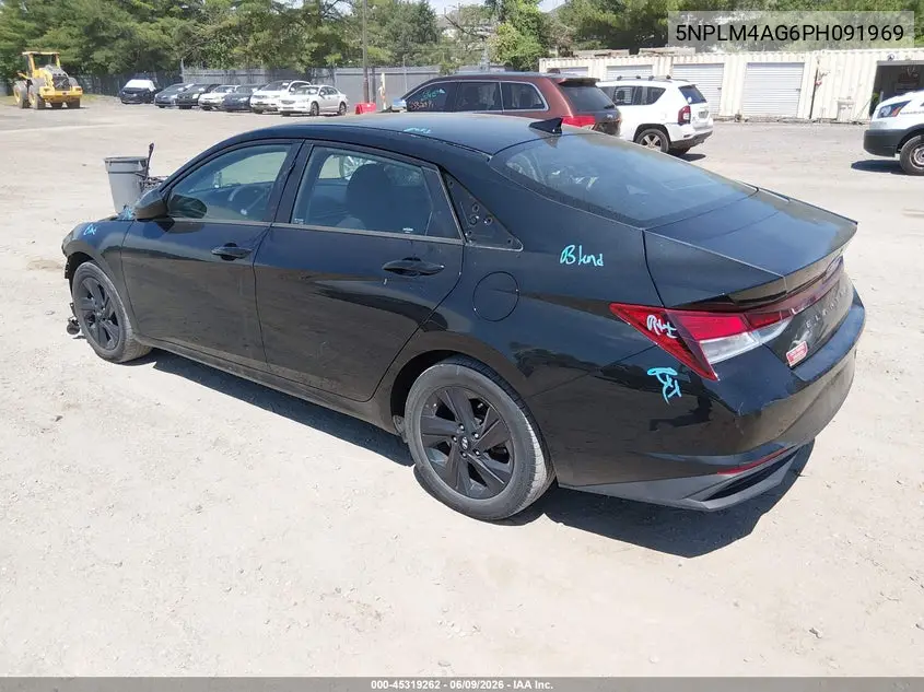 2023 Hyundai Elantra Sel VIN: 5NPLM4AG6PH091969 Lot: 45319262
