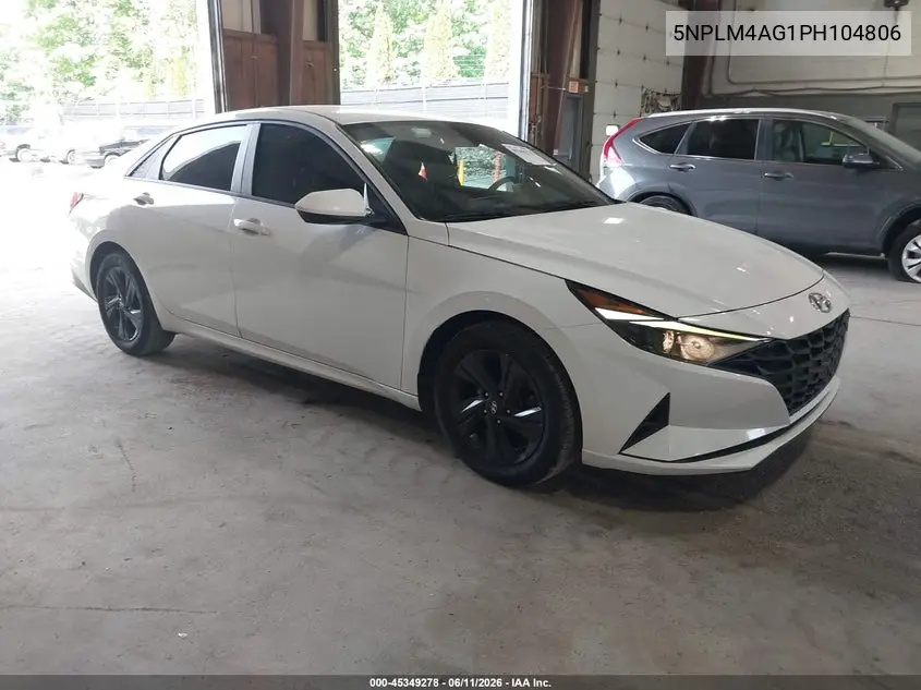2023 Hyundai Elantra Sel VIN: 5NPLM4AG1PH104806 Lot: 45349278
