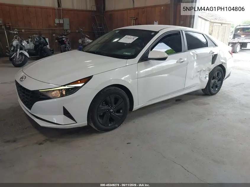 2023 Hyundai Elantra Sel VIN: 5NPLM4AG1PH104806 Lot: 45349278