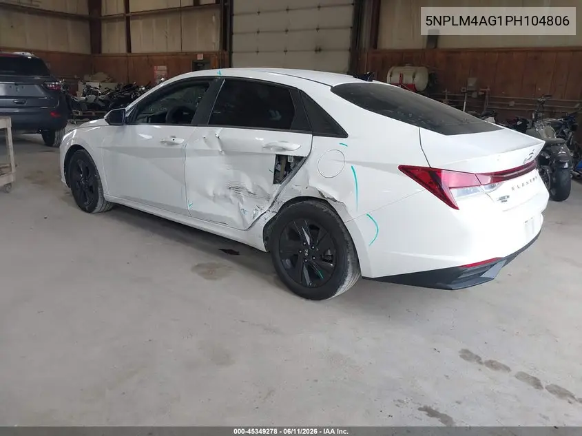 2023 Hyundai Elantra Sel VIN: 5NPLM4AG1PH104806 Lot: 45349278