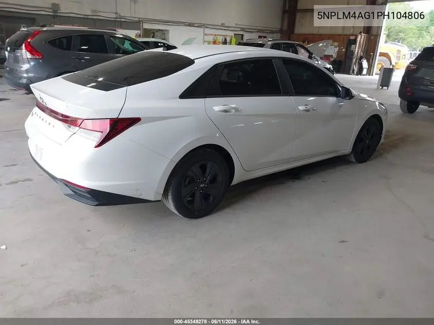 2023 Hyundai Elantra Sel VIN: 5NPLM4AG1PH104806 Lot: 45349278