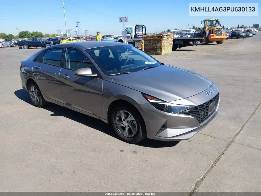 2023 Hyundai Elantra Se VIN: KMHLL4AG3PU630133 Lot: 45490299
