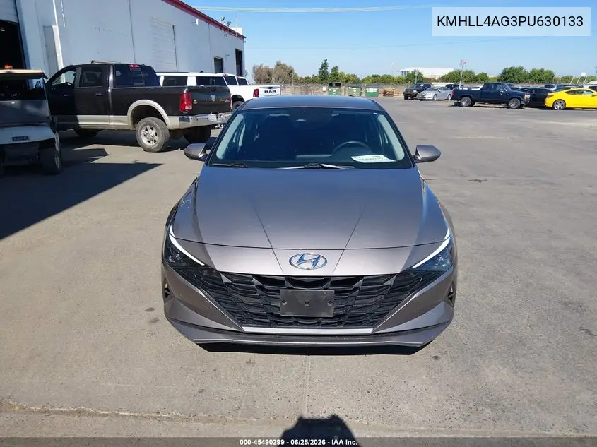 2023 Hyundai Elantra Se VIN: KMHLL4AG3PU630133 Lot: 45490299