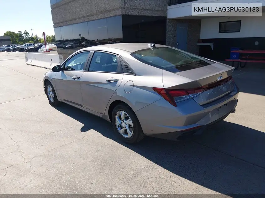 2023 Hyundai Elantra Se VIN: KMHLL4AG3PU630133 Lot: 45490299