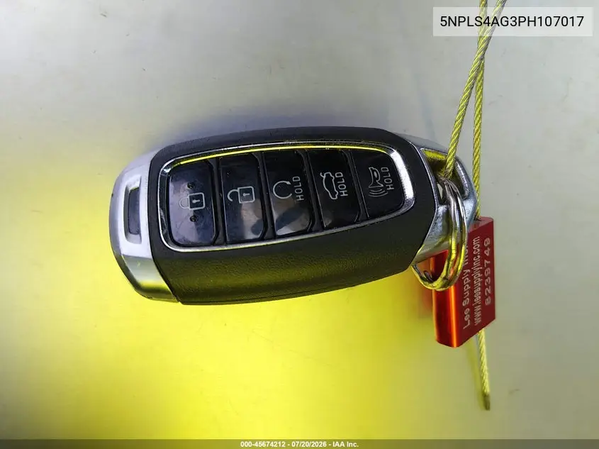 2023 Hyundai Elantra Sel VIN: 5NPLS4AG3PH107017 Lot: 45674212