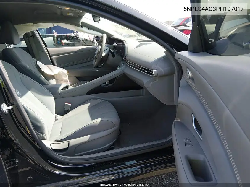 2023 Hyundai Elantra Sel VIN: 5NPLS4AG3PH107017 Lot: 45674212