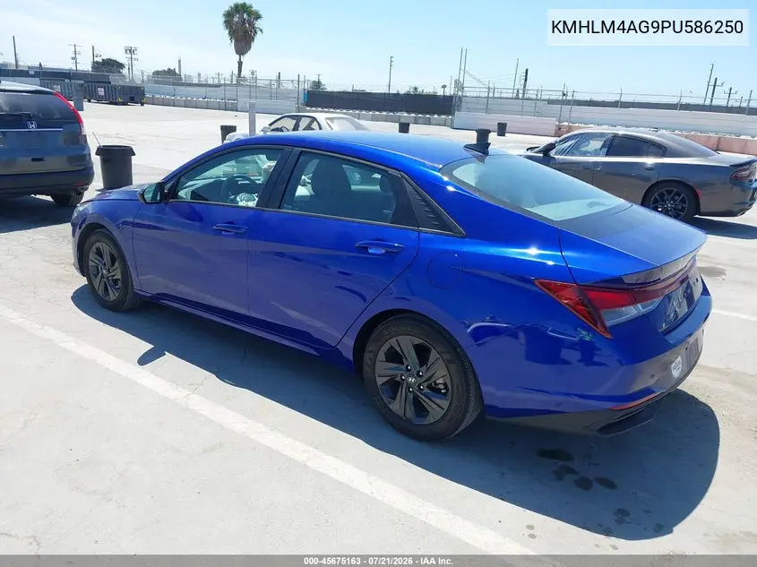 2023 Hyundai Elantra Sel VIN: KMHLM4AG9PU586250 Lot: 45675163
