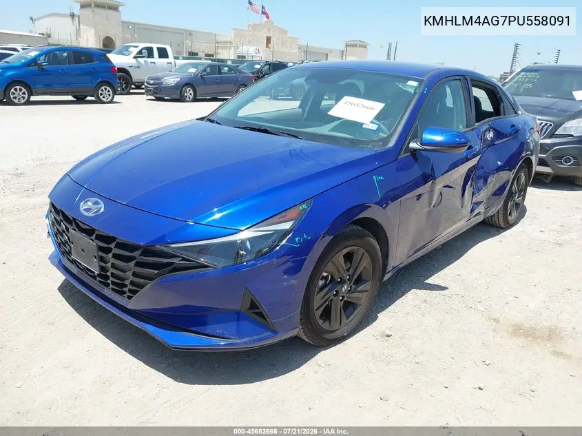 2023 Hyundai Elantra Sel VIN: KMHLM4AG7PU558091 Lot: 45682666